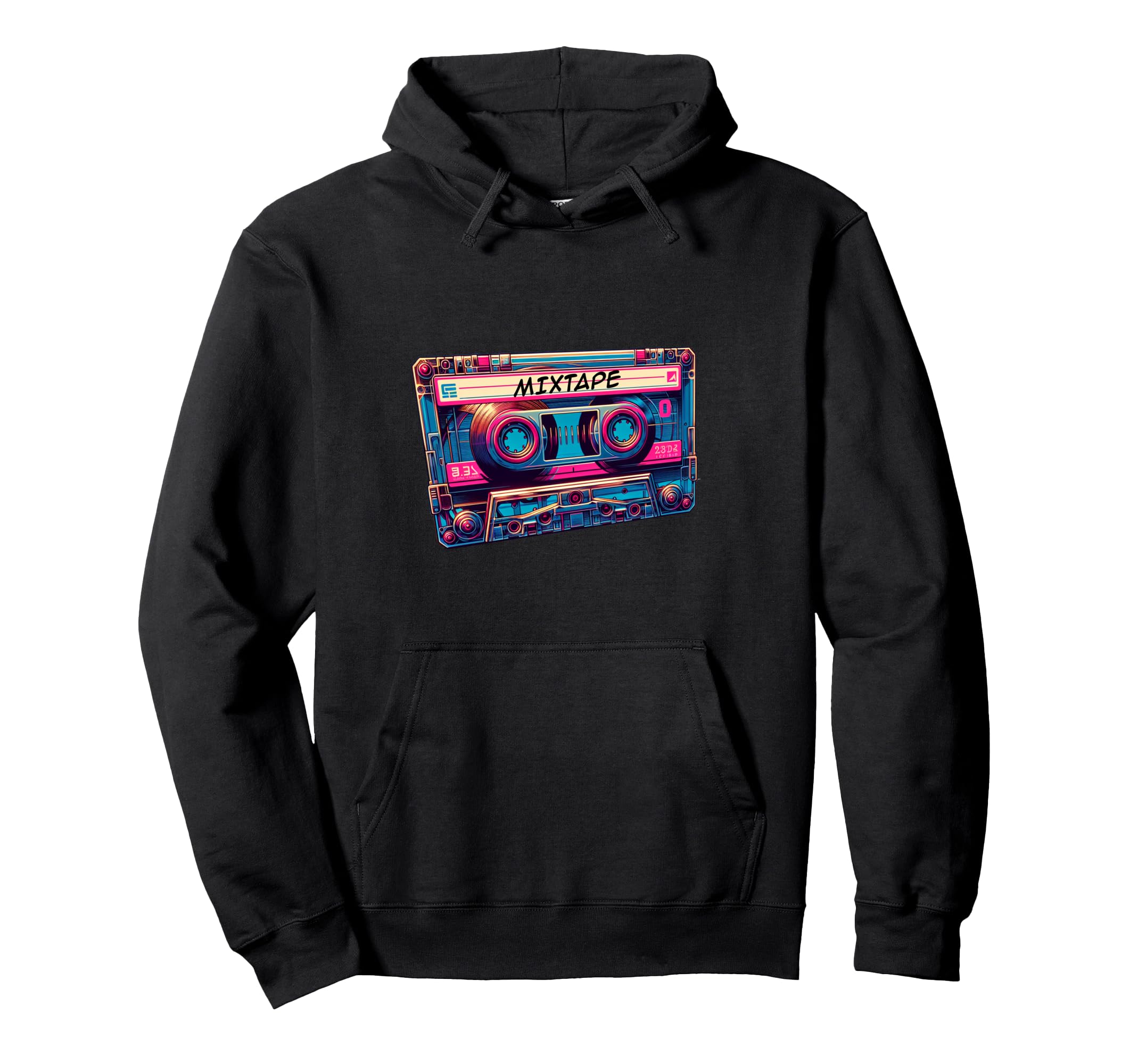 Cassette Tape Mixtape Hoodie - Custom Art Print Men Women - T-Shirt, Sweatshirt, Hoodie