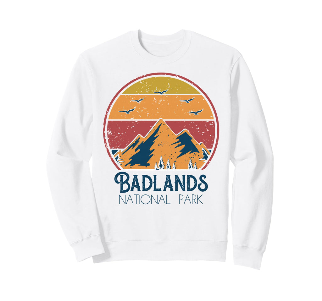 Badlands National Park Outdoor Sweatshirt - Minimalist Print Unisex - T-Shirt, Sweatshirt, Hoodie