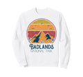 Badlands National Park Outdoor Sweatshirt - Minimalist Print Unisex - T-Shirt, Sweatshirt, Hoodie