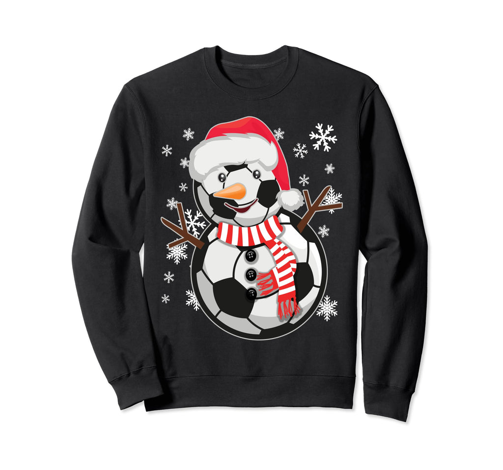 Santa Soccer Ball Player Coach Sweatshirt - Unique Graphic for Adults - T-Shirt, Sweatshirt, Hoodie