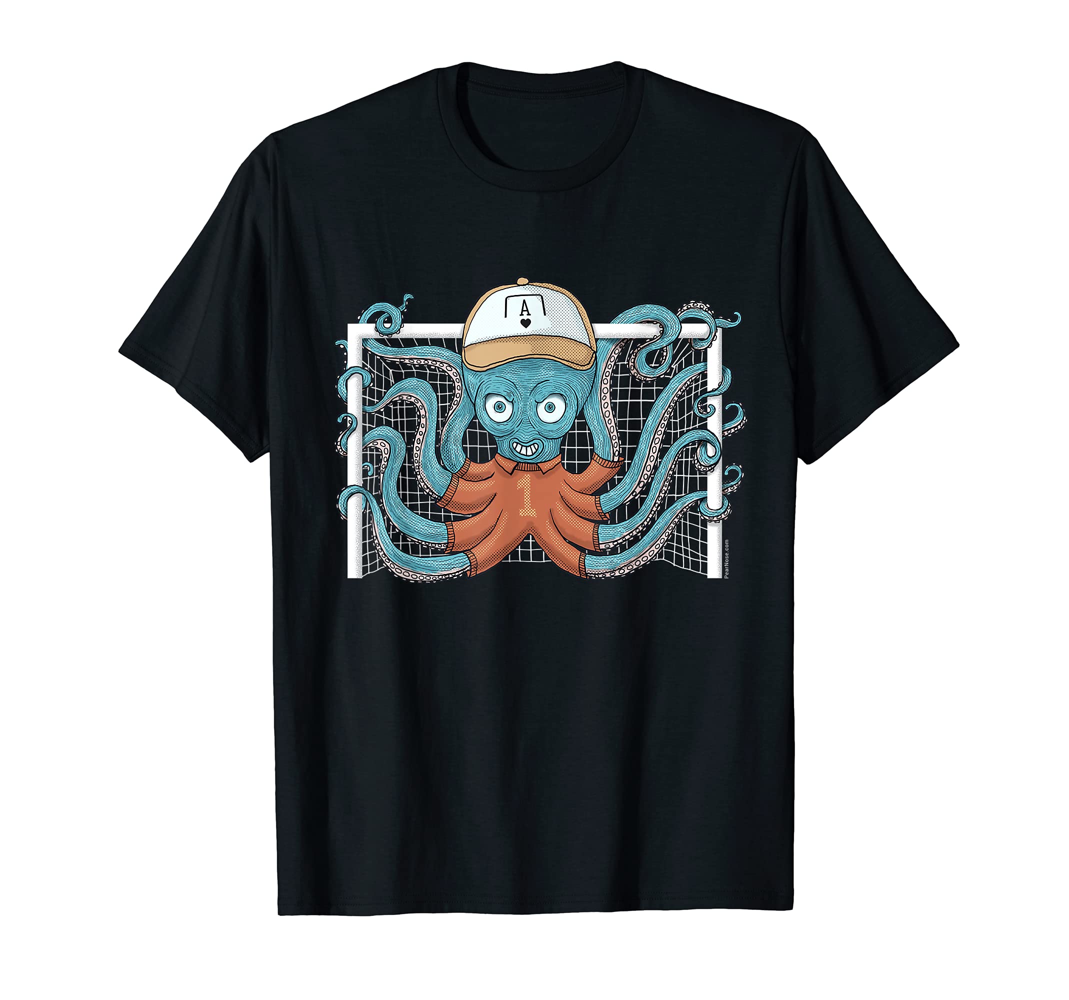 Goalkeeper Octopus T-Shirt - Minimalist Print Men Women - T-Shirt, Sweatshirt, Hoodie