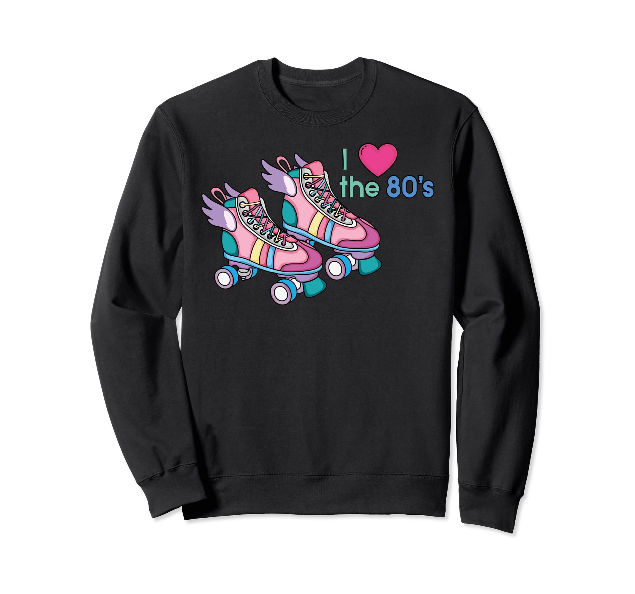 Funny Skating 60S 70S 80S Roller Sweatshirt - Trendy Graphic for Adults - T-Shirt, Sweatshirt, Hoodie