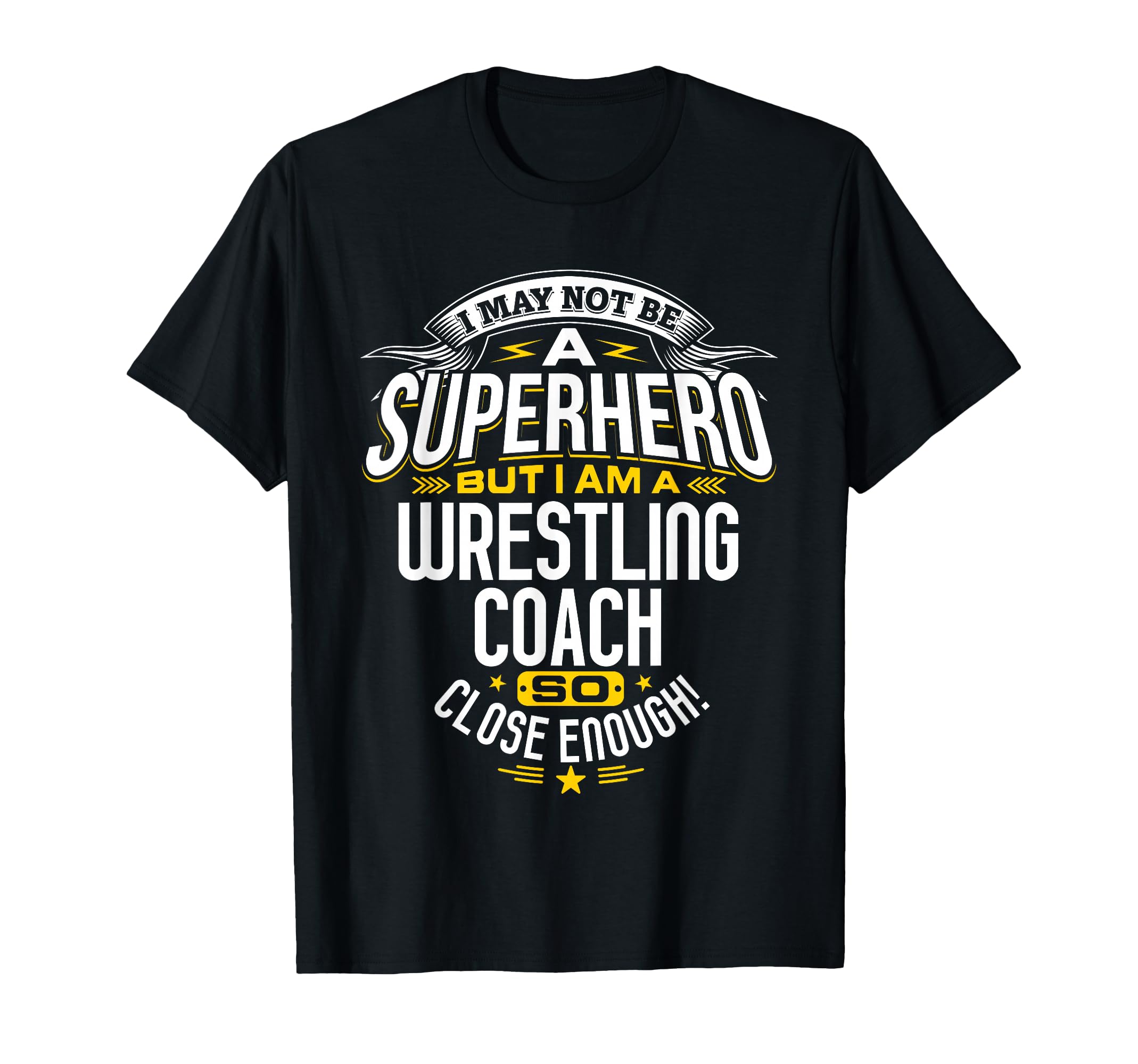 Wrestling Coach Gift Superhero T-Shirt - Minimalist Print Men Women - T-Shirt, Sweatshirt, Hoodie