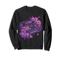 Japanese Cherry Blossom Aesthetic Sweatshirt - Minimalist Print Unisex - T-Shirt, Sweatshirt, Hoodie