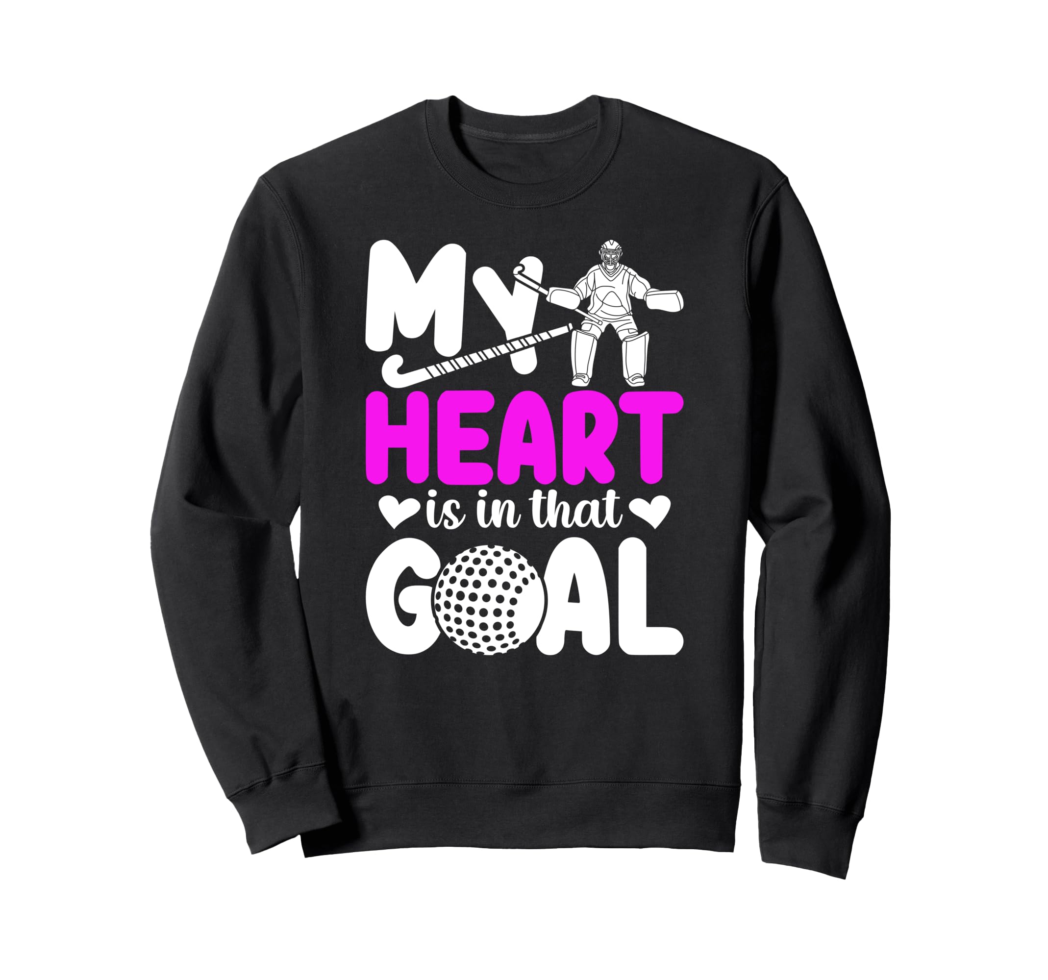 Field Hockey Goalkeeper Aunt Proud Sweatshirt - Unique Graphic for Adults - T-Shirt, Sweatshirt, Hoodie