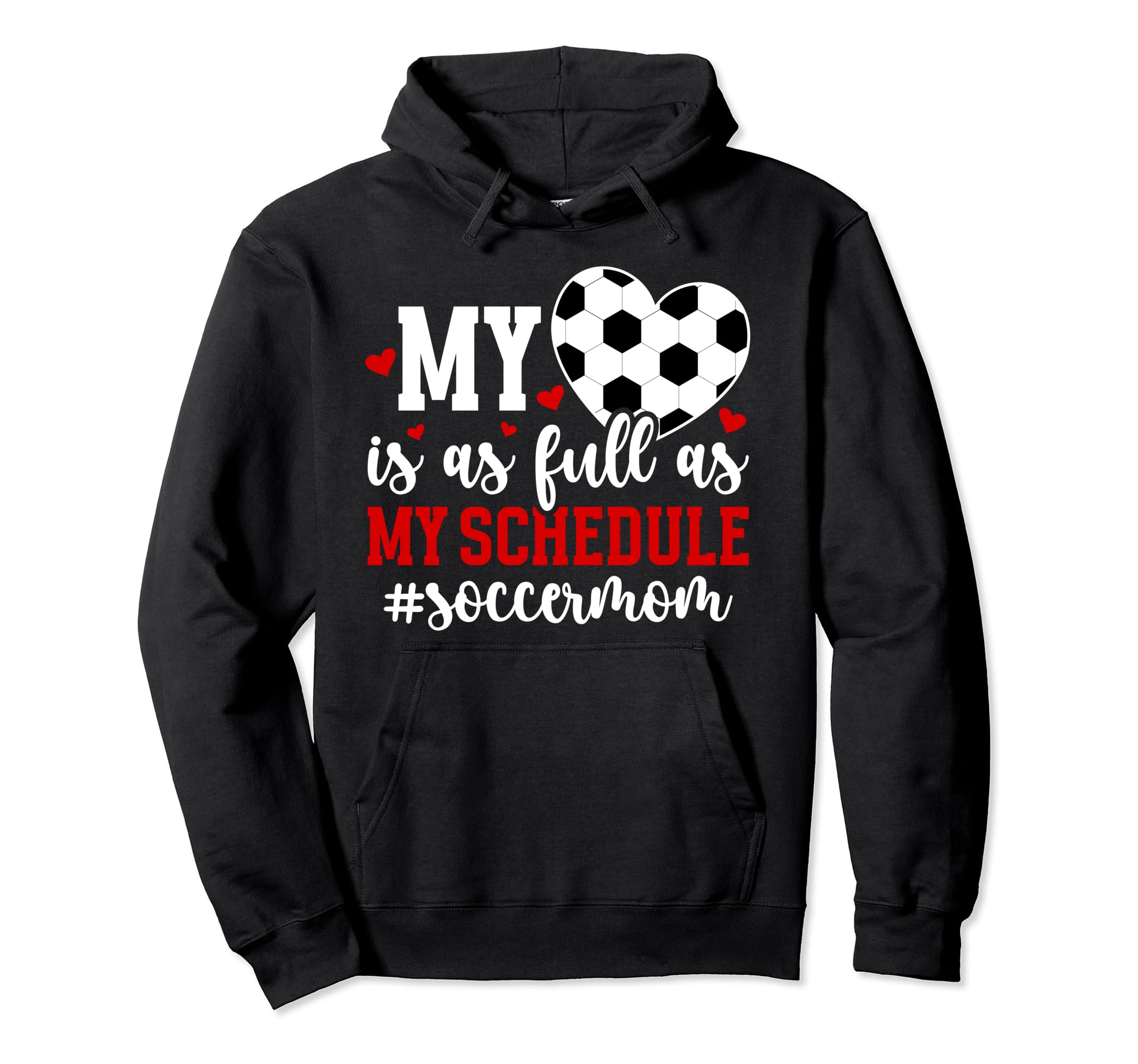 My Heart Soccer Mom Soccer Player Mama Hoodie - Unique Graphic Men Women - T-Shirt, Sweatshirt, Hoodie