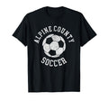 Alpine County Soccer Distressed 90S T-Shirt - Aesthetic Graphic Unisex - T-Shirt, Sweatshirt, Hoodie