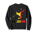 Belgium Football Soccer Game Player Fan Sweatshirt - Trendy Graphic Unisex - T-Shirt, Sweatshirt, Hoodie