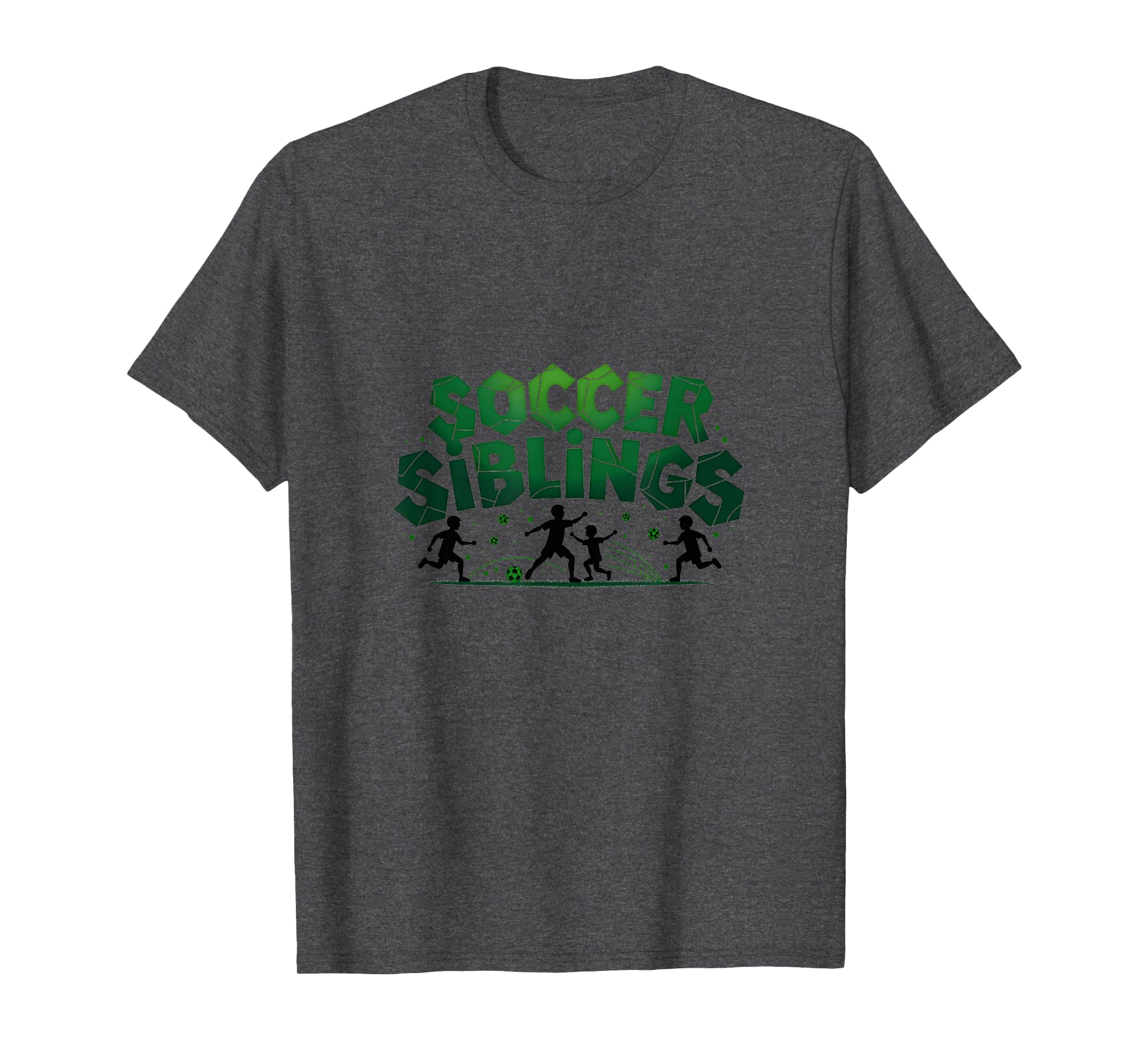 Soccer Siblings Family Teamwork Soccer T-Shirt - Trendy Graphic Unisex - T-Shirt, Sweatshirt, Hoodie