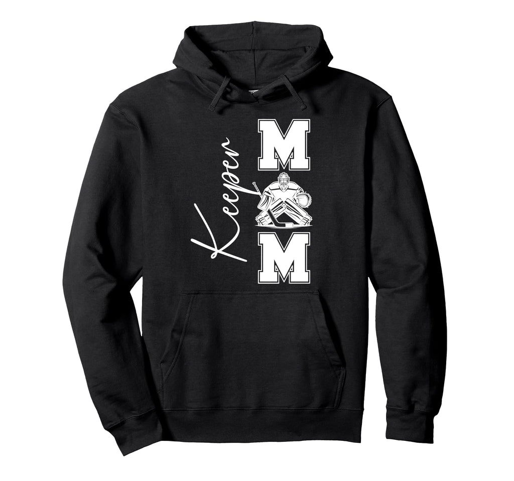 Hockey Keeper Mom Ice Hockey Hoodie - Casual Everyday Wear for Adults - T-Shirt, Sweatshirt, Hoodie