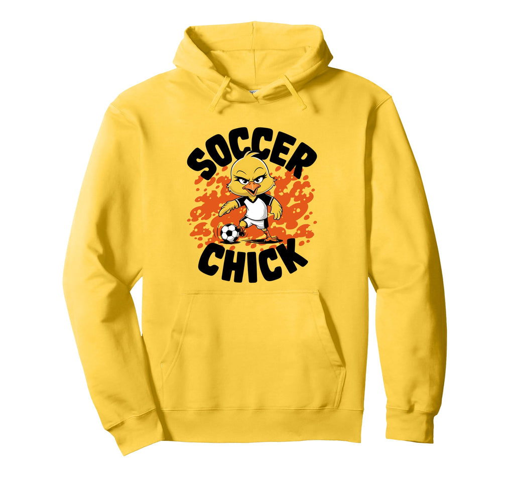 Soccer Chick Soccer Player Soccer Hoodie - Aesthetic Graphic Unisex - T-Shirt, Sweatshirt, Hoodie
