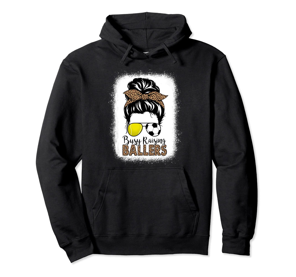 Busy Raising Ballers Soccer And Hoodie - Aesthetic Graphic Men Women - T-Shirt, Sweatshirt, Hoodie