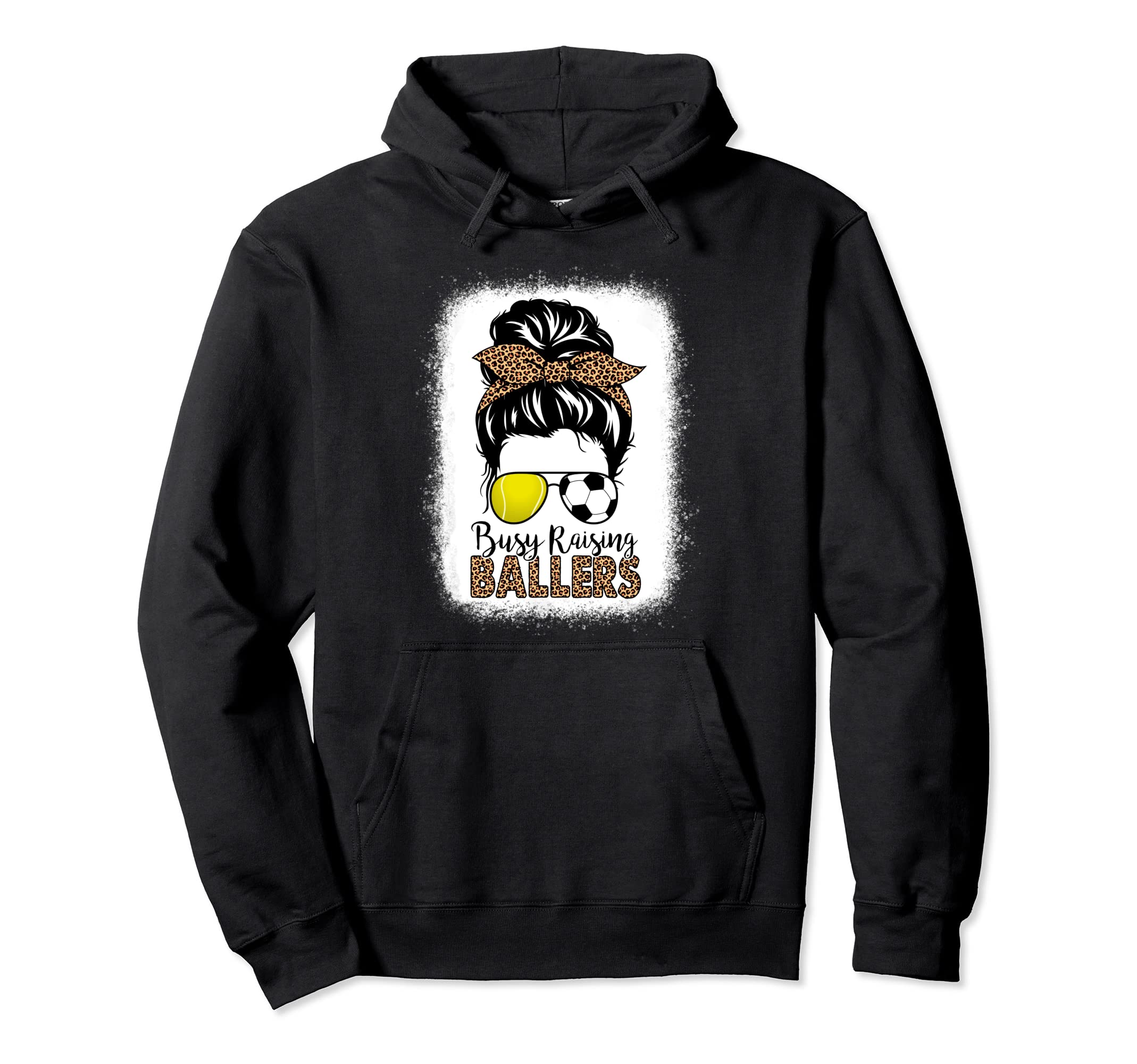 Busy Raising Ballers Soccer And Hoodie - Aesthetic Graphic Men Women - T-Shirt, Sweatshirt, Hoodie