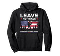 Funny Bigfoot Leave No Trace America Hoodie - Custom Art Print for Adults - T-Shirt, Sweatshirt, Hoodie