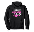 Crazy Kickball Lady Soccer Mom Playground Hoodie - Trendy Graphic Unisex - T-Shirt, Sweatshirt, Hoodie