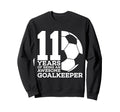 Soccer 11 Years Awesome Soccer Sweatshirt - Graphic Print for Adults - T-Shirt, Sweatshirt, Hoodie