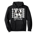 Goals Soccer Coquette Bow Hoodie - Aesthetic Graphic Unisex - T-Shirt, Sweatshirt, Hoodie