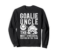 Funny Hockey Goalie Uncle Hockey Sweatshirt - Trendy Graphic for Adults - T-Shirt, Sweatshirt, Hoodie