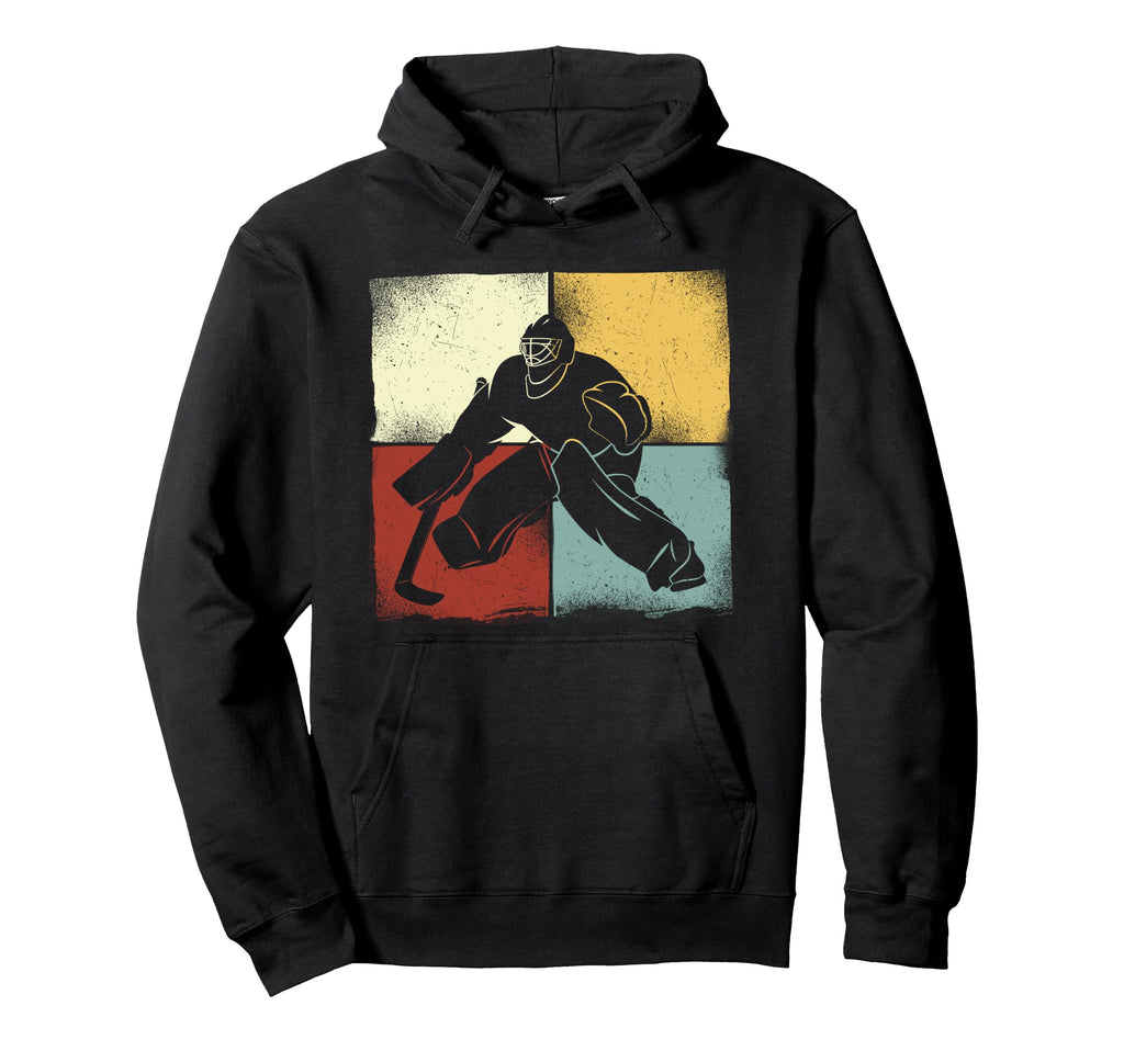 Ice Hockey Goalie Goalkeeper Hoodie - Unique Graphic Unisex - T-Shirt, Sweatshirt, Hoodie