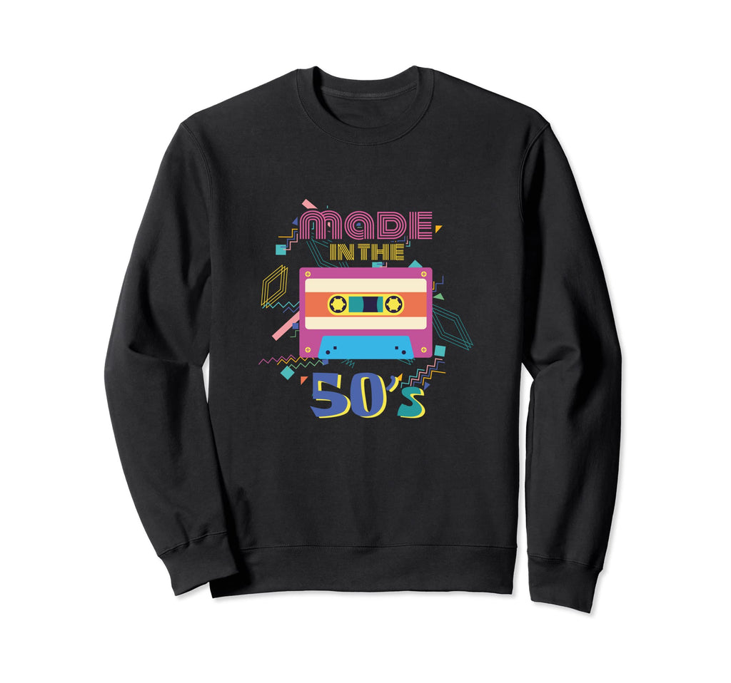 Dance Party Disco Birthday Made 50S Sweatshirt - Minimalist Print Unisex - T-Shirt, Sweatshirt, Hoodie