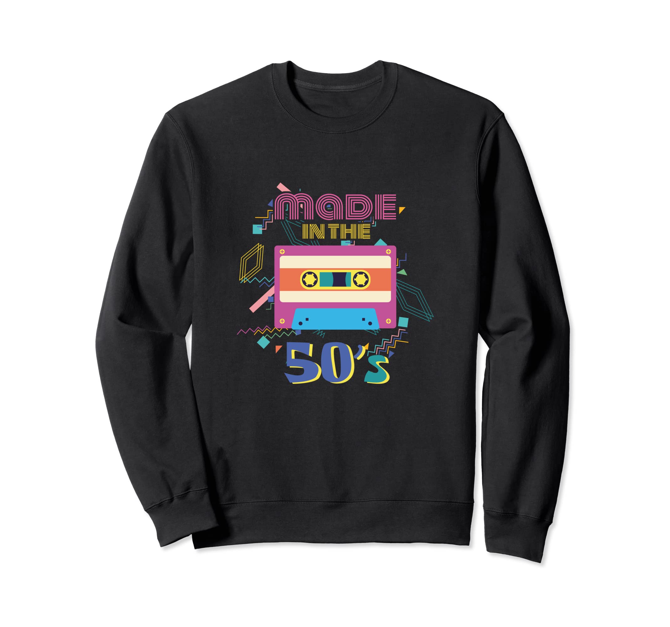 Dance Party Disco Birthday Made 50S Sweatshirt - Minimalist Print Unisex - T-Shirt, Sweatshirt, Hoodie