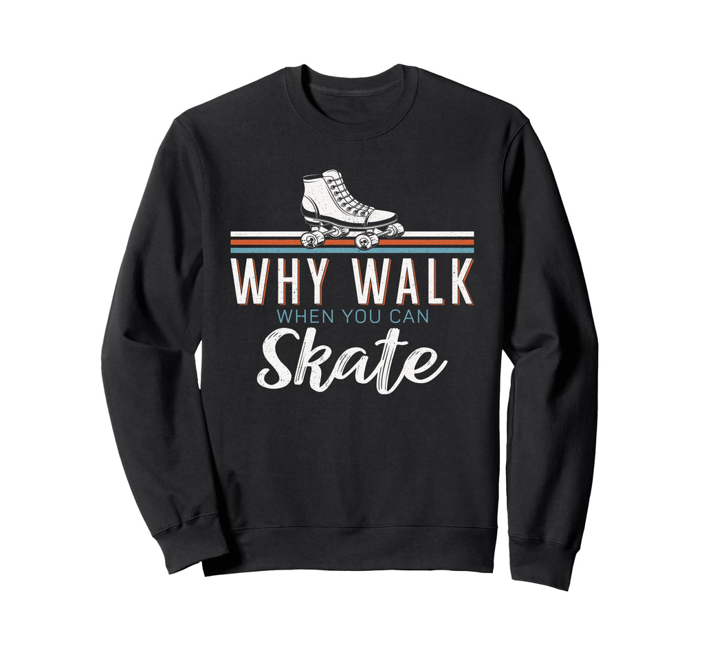 Roller Skating Skate 1970S Sweatshirt - Aesthetic Graphic Men Women - T-Shirt, Sweatshirt, Hoodie