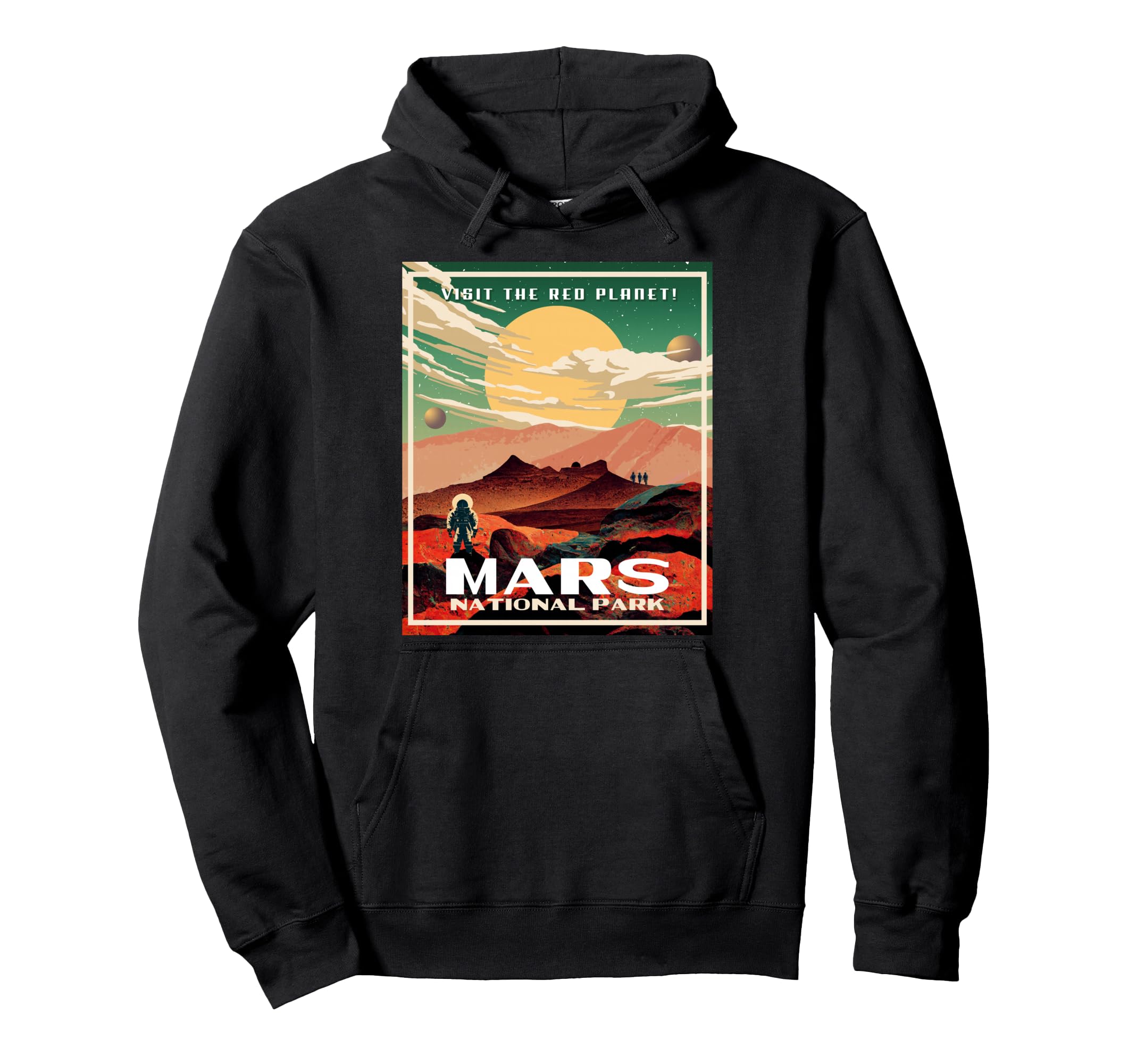 Mars National Park Park Martian Hoodie - Aesthetic Graphic Unisex - T-Shirt, Sweatshirt, Hoodie