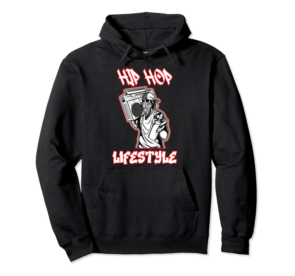 Hip Hop Lifestyle Old School Rapper Hoodie - Graphic Print Men Women - T-Shirt, Sweatshirt, Hoodie