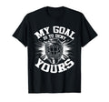 My Goal Is To Deny Yours Hockey T-Shirt - Graphic Print for Adults - T-Shirt, Sweatshirt, Hoodie