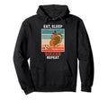 Turkey Bird Eat Sleep Soccer Repeat Hoodie - Custom Art Print Men Women - T-Shirt, Sweatshirt, Hoodie