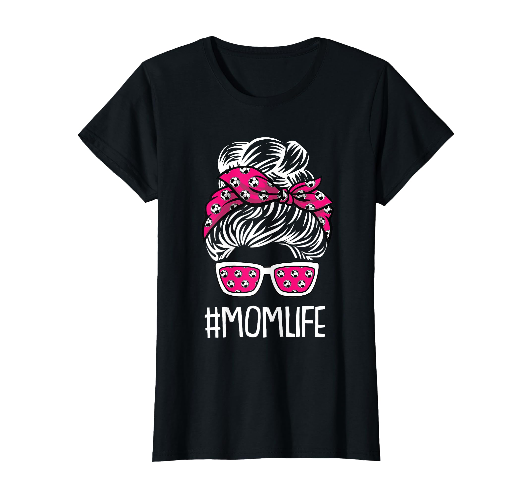 Mom Life Mothers Day Soccer Ball Sport T-Shirt - Novelty Apparel Unisex - T-Shirt, Sweatshirt, Hoodie