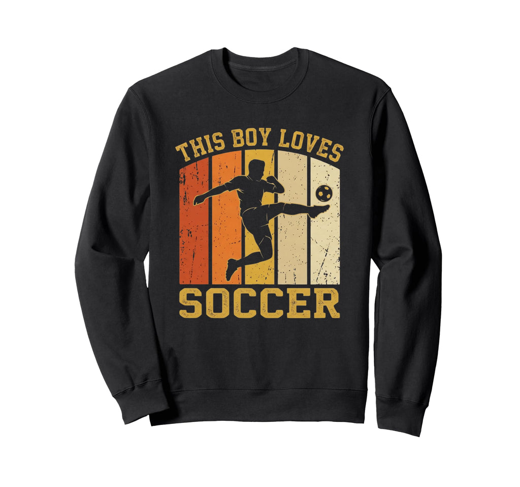This Loves Soccer Player Kick Sweatshirt - Trendy Graphic for Adults - T-Shirt, Sweatshirt, Hoodie
