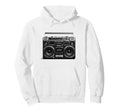 Boom Box 80S 90S Ghetto Blaster Hoodie - Aesthetic Graphic Men Women - T-Shirt, Sweatshirt, Hoodie