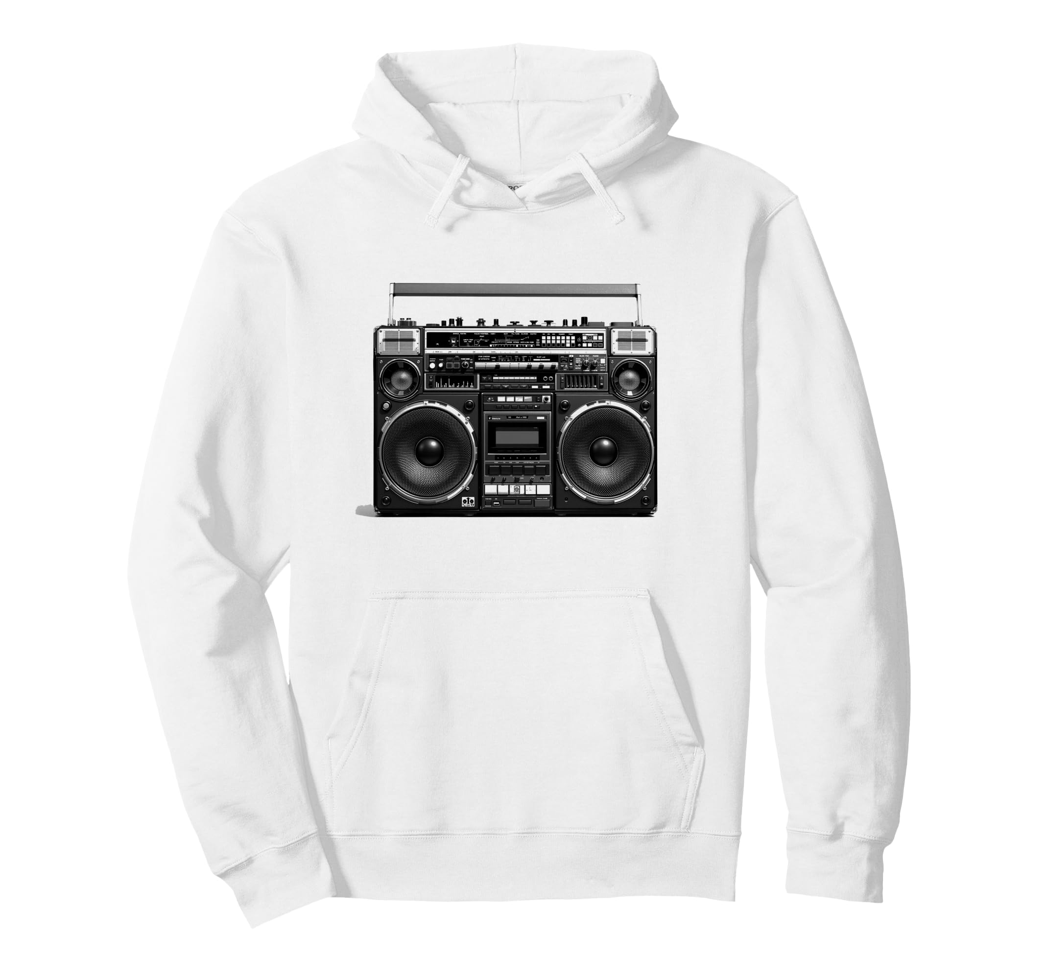Boom Box 80S 90S Ghetto Blaster Hoodie - Aesthetic Graphic Men Women - T-Shirt, Sweatshirt, Hoodie
