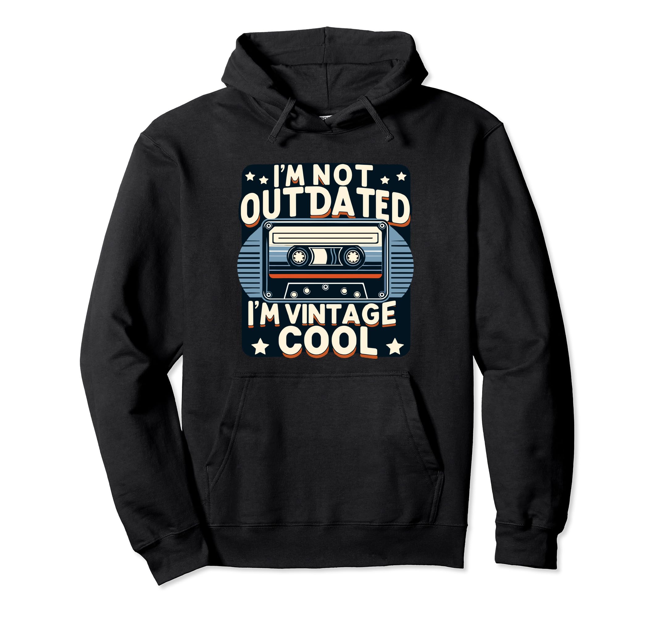 Outdated Cassette Tape Hoodie - Unique Graphic Unisex - T-Shirt, Sweatshirt, Hoodie