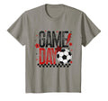 Game Day Soccer Season Checkered T-Shirt - Minimalist Print for Adults - T-Shirt, Sweatshirt, Hoodie