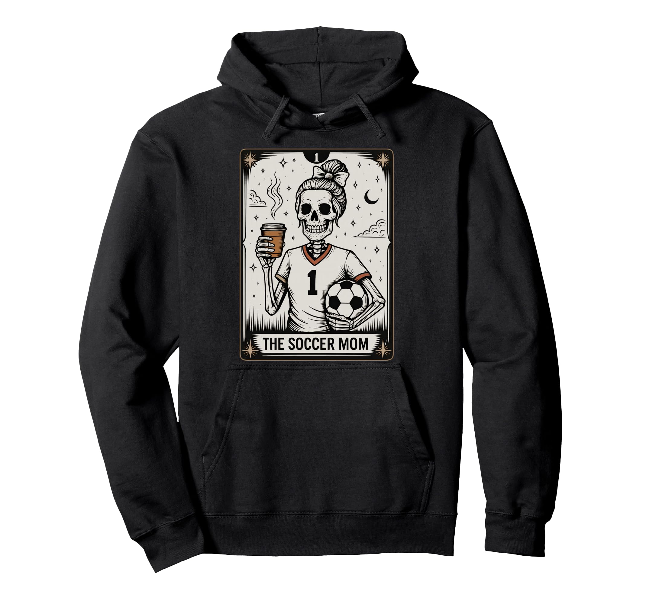 Soccer Mom Tarot Card Halloween Soccer Hoodie - Streetwear Style Men Women - T-Shirt, Sweatshirt, Hoodie