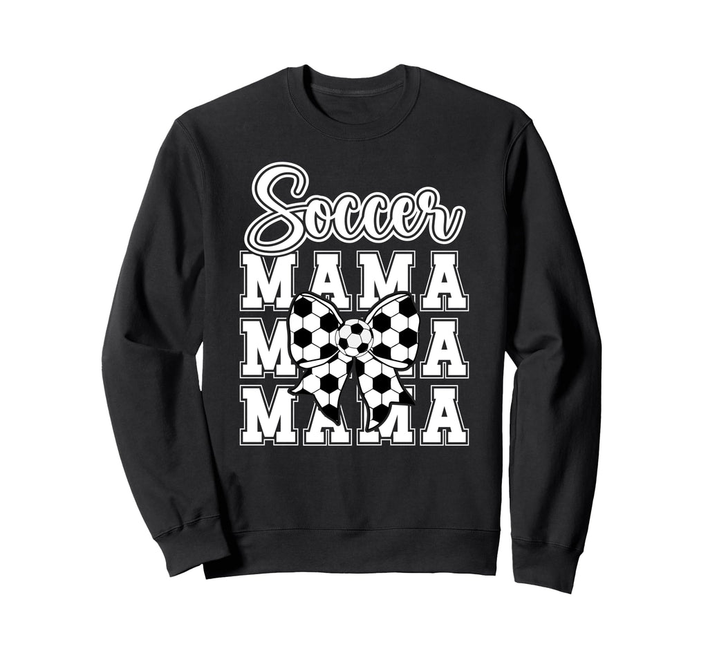 Soccer Mama Coquette Soccer Mom Sweatshirt - Trendy Graphic for Adults - T-Shirt, Sweatshirt, Hoodie