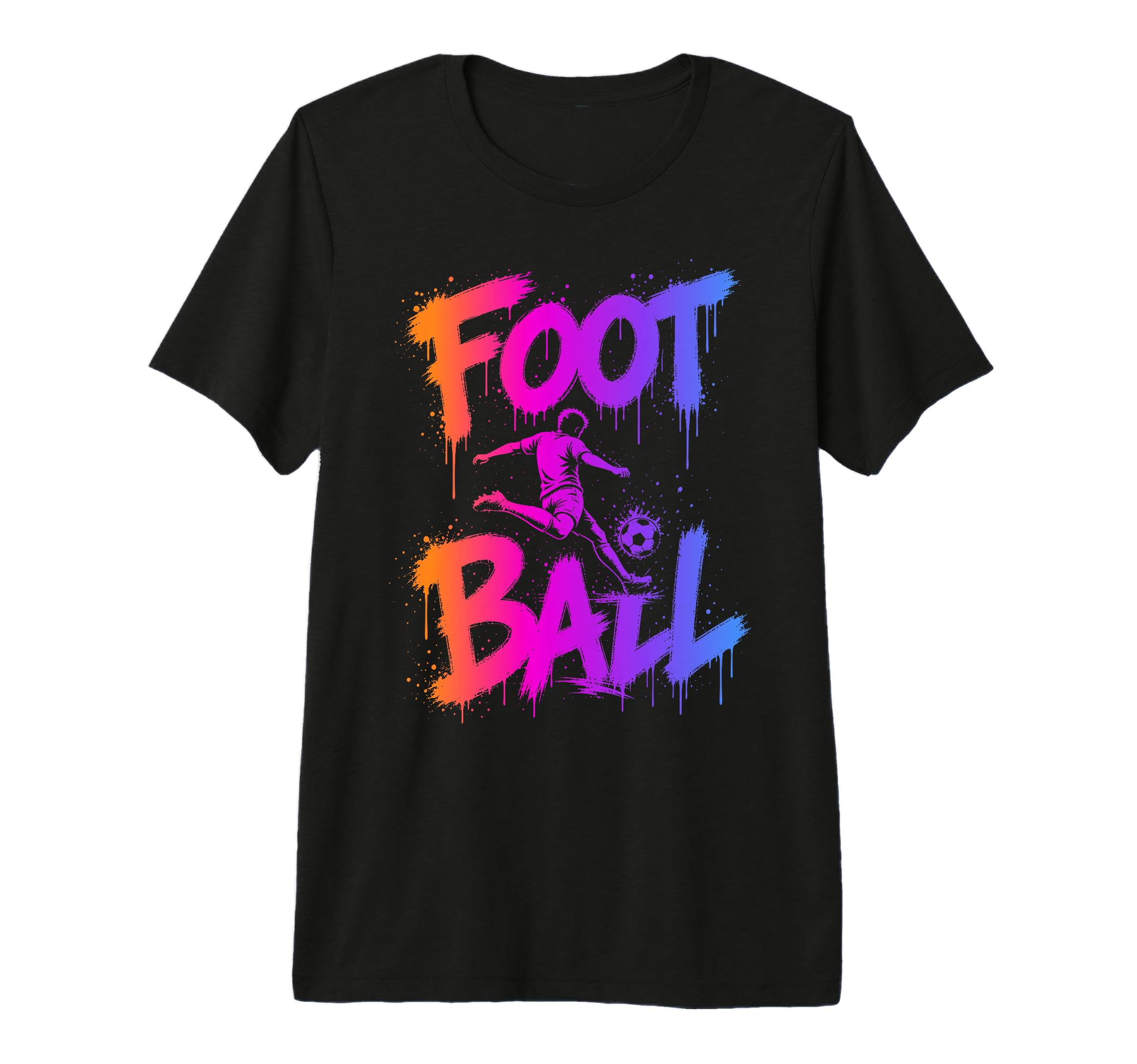 Football Graffiti Urban T-Shirt - Casual Everyday Wear for Adults - T-Shirt, Sweatshirt, Hoodie