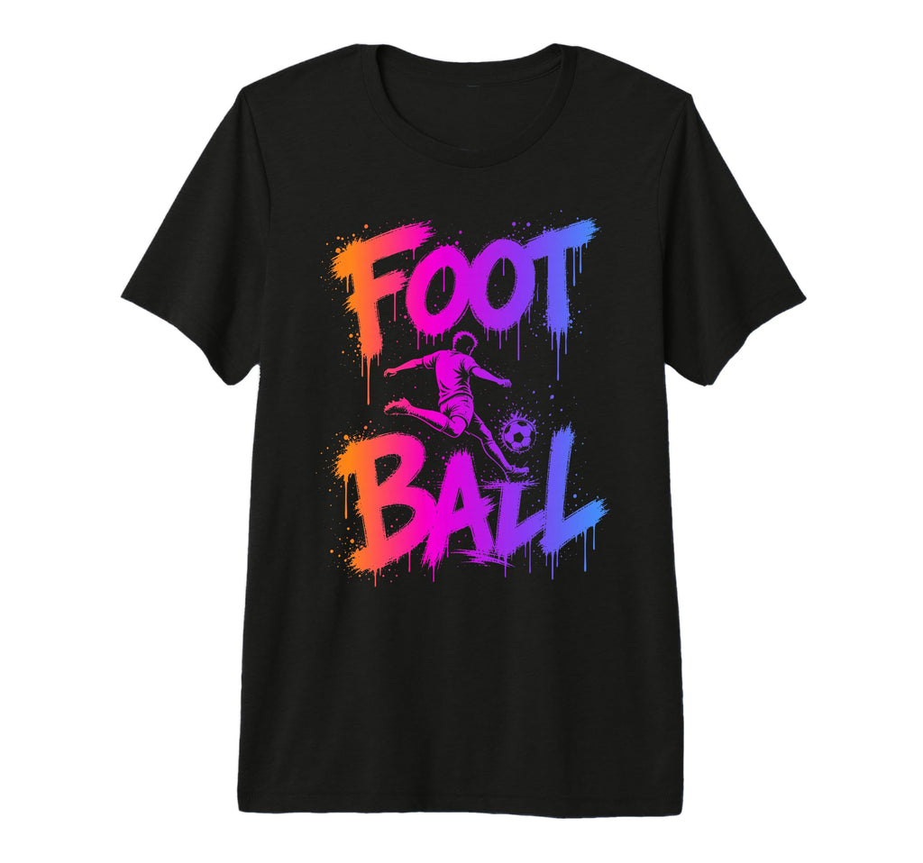 Football Graffiti Urban Streetwear T-Shirt - Trendy Graphic for Adults - T-Shirt, Sweatshirt, Hoodie