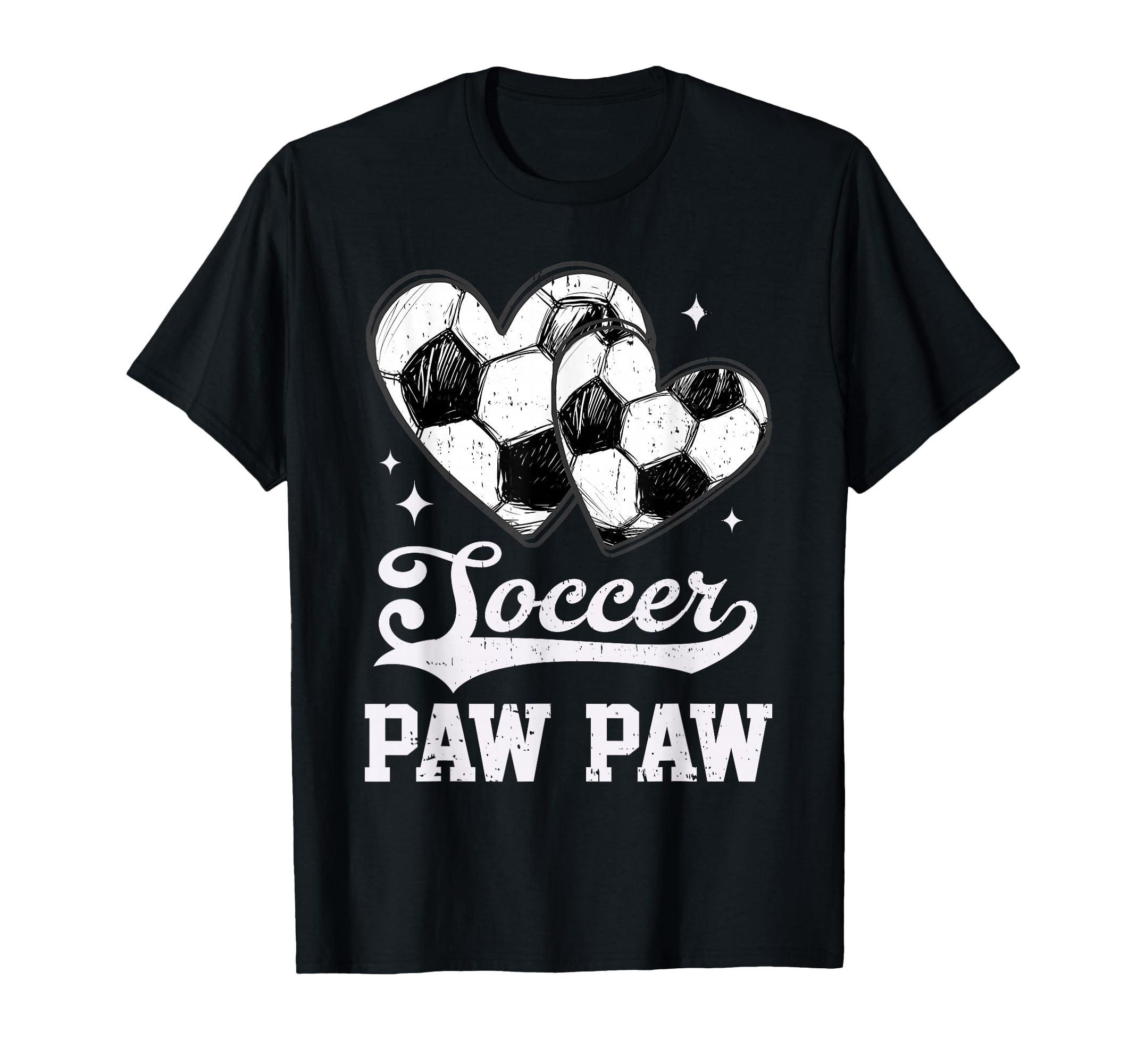 Soccer Heart Paw Paw Soccer Player T-Shirt - Novelty Apparel Men Women - T-Shirt, Sweatshirt, Hoodie