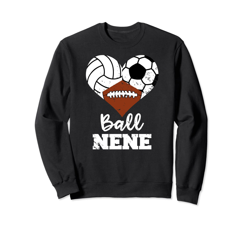 Ball Nene Heart Funny Volleyball Soccer Sweatshirt - Graphic Print Unisex - T-Shirt, Sweatshirt, Hoodie