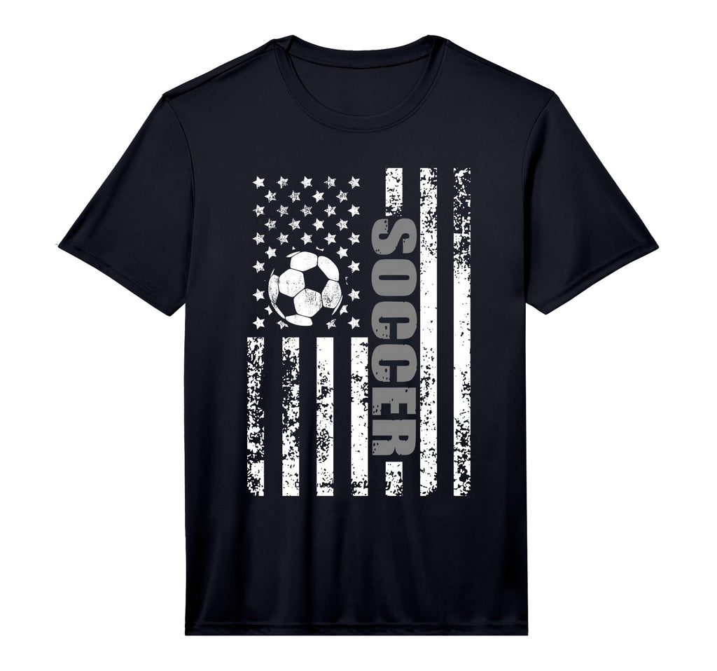 Us American Flag Soccer Patriotic T-Shirt - Fun Novelty Design Men Women - T-Shirt, Sweatshirt, Hoodie