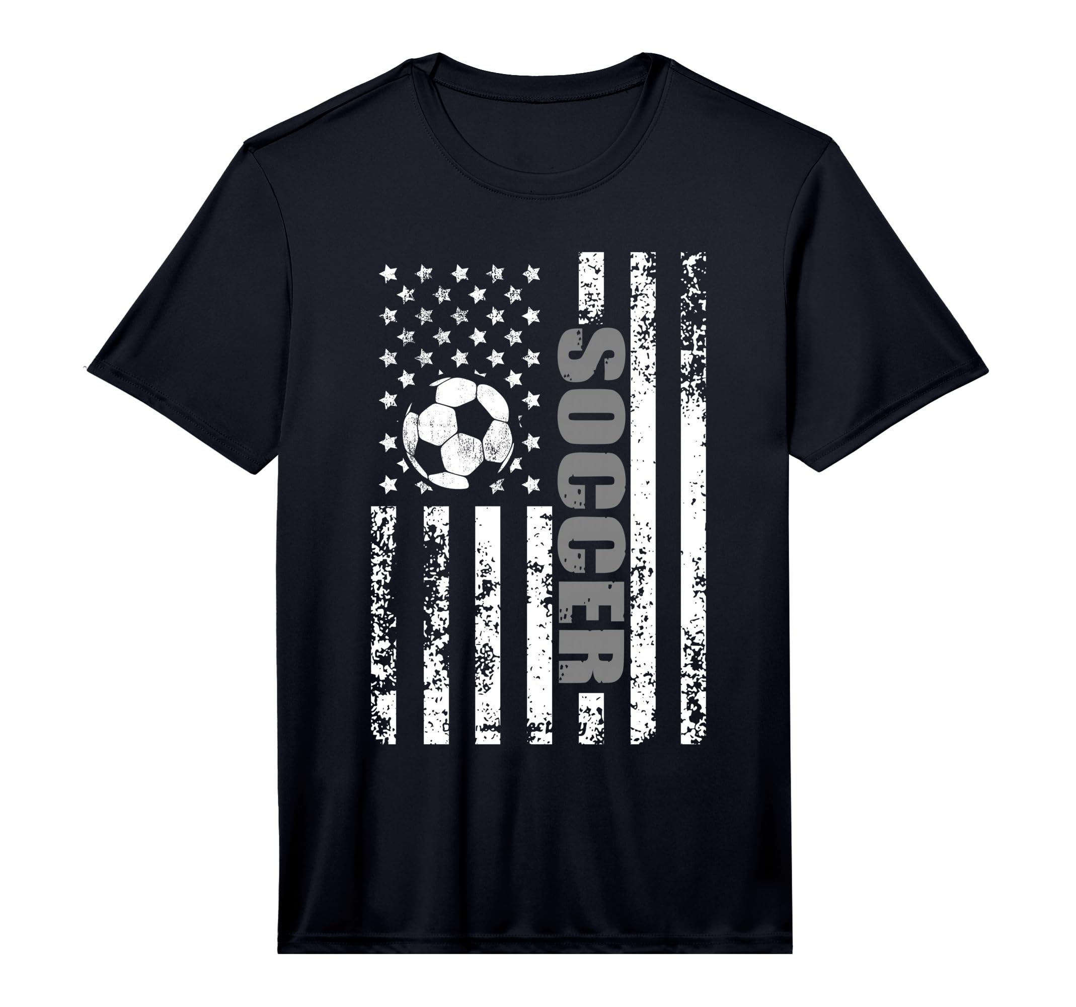 Us American Flag Soccer Patriotic T-Shirt - Fun Novelty Design Men Women - T-Shirt, Sweatshirt, Hoodie