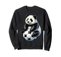 Panda Soccer Player Animal Fan Art Sweatshirt - Fun Novelty Design Unisex - T-Shirt, Sweatshirt, Hoodie