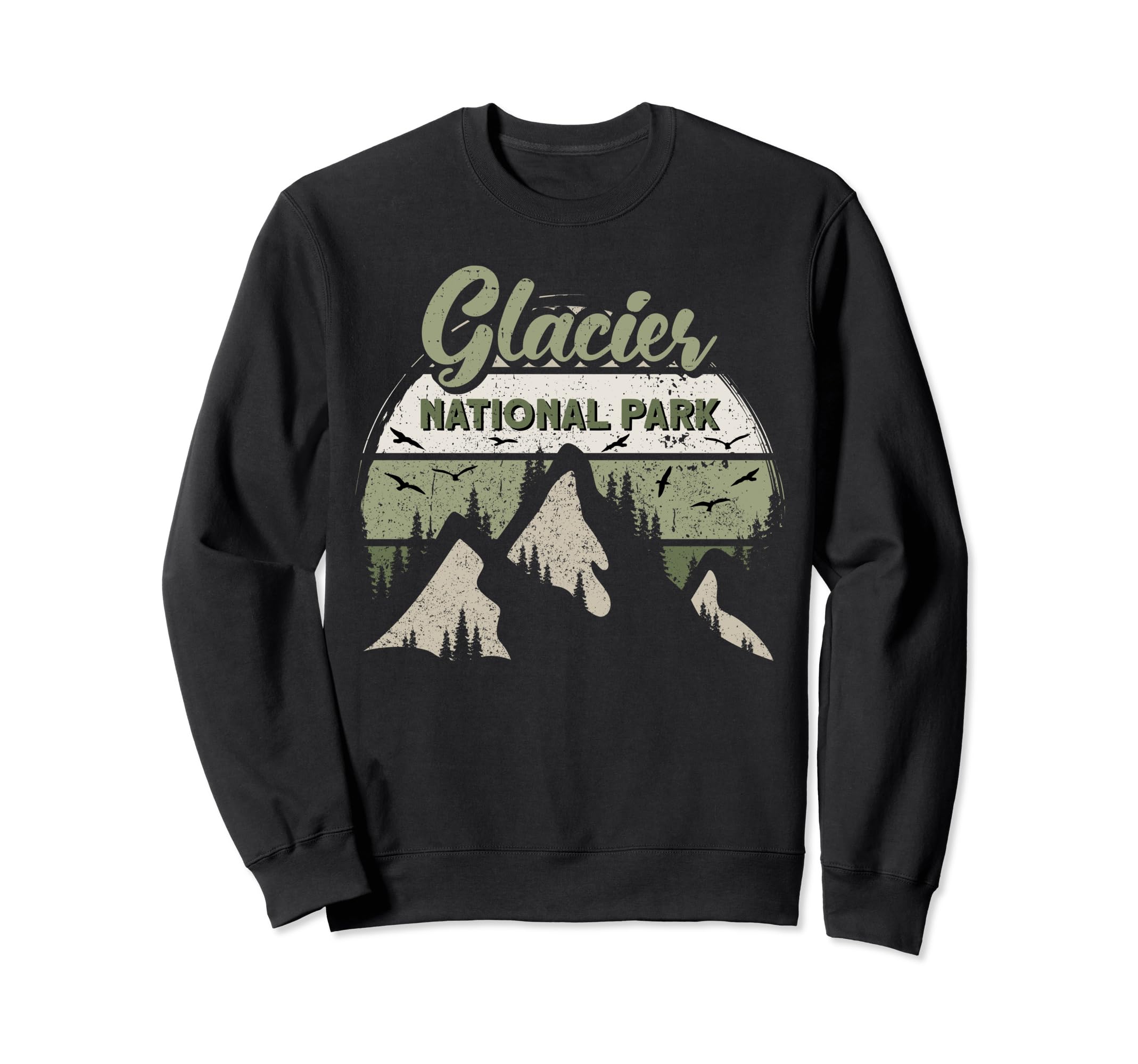 Glacier National Park Us Glacier Sweatshirt - Trendy Graphic Unisex - T-Shirt, Sweatshirt, Hoodie