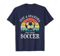 Just Grandma Who Loves Soccer T-Shirt - Custom Art Print Unisex - T-Shirt, Sweatshirt, Hoodie