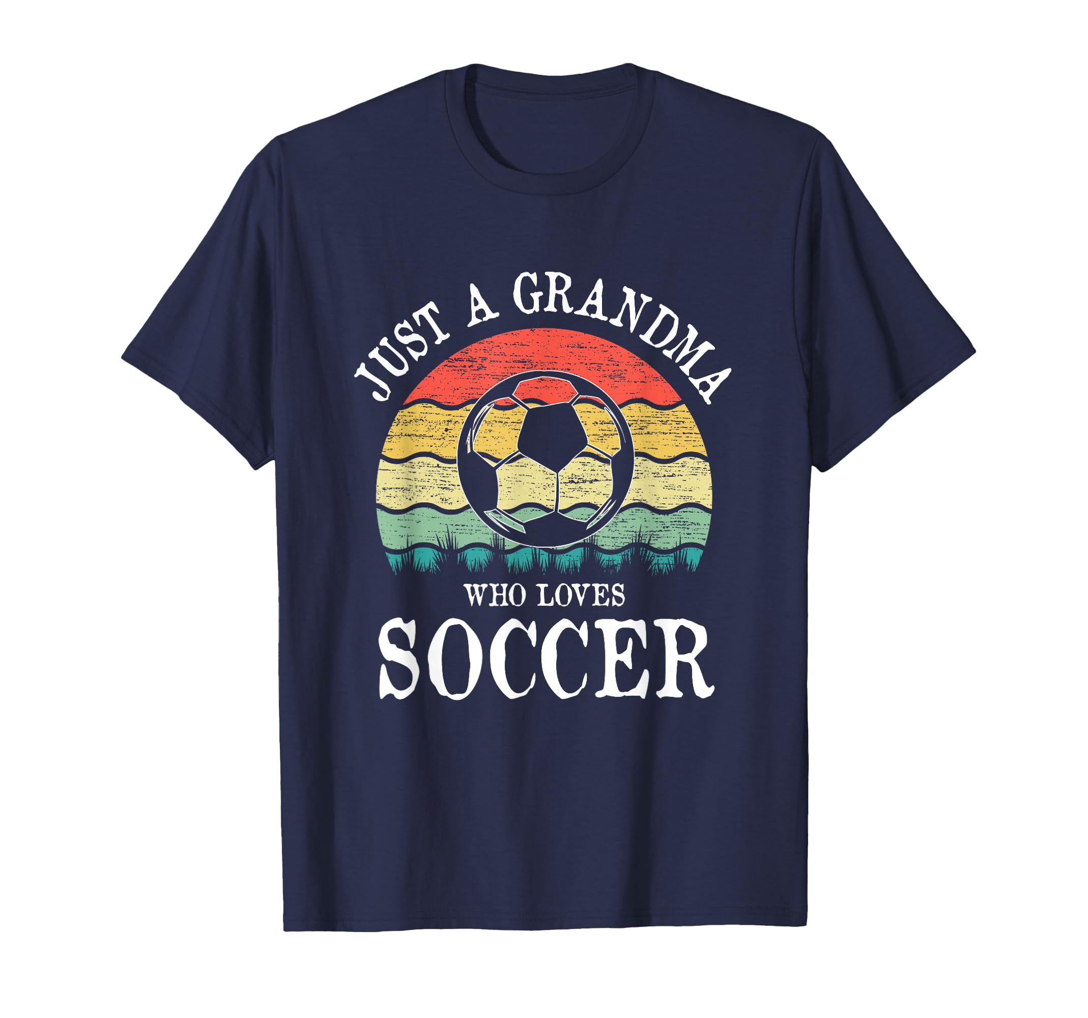 Just Grandma Who Loves Soccer T-Shirt - Custom Art Print Unisex - T-Shirt, Sweatshirt, Hoodie