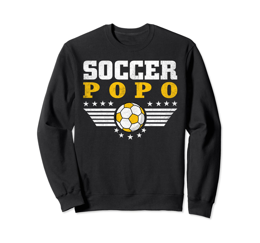 Soccer Popo Funny Sports Players Sweatshirt - Minimalist Print Men Women - T-Shirt, Sweatshirt, Hoodie