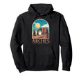 Utah Hiking Camping Arches National Park Hoodie - Custom Art Print Unisex - T-Shirt, Sweatshirt, Hoodie